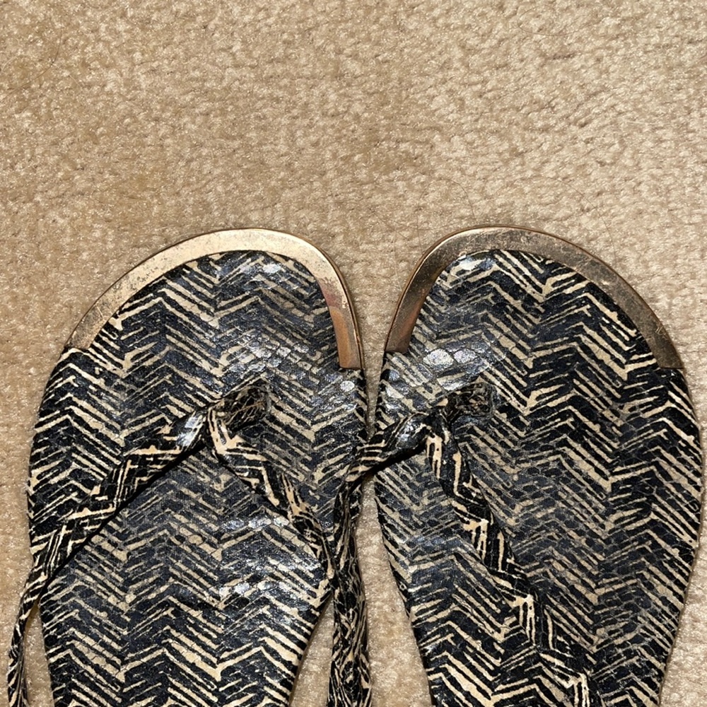Patterned Flip Flops - Picture 2 of 2